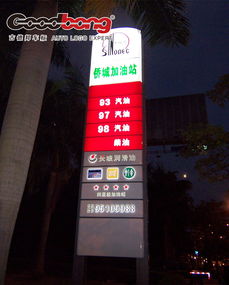 石油行業(yè)加油站標(biāo)識牌燈箱 精工細(xì)造的光影名片
